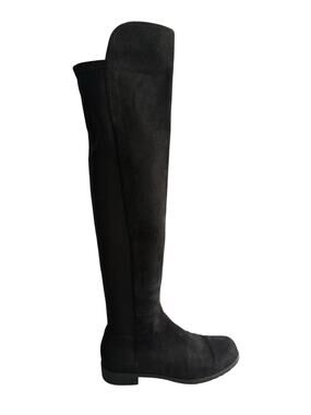 Stuart Weitzman 5050 Over The Knee Boots Black Suede Size 8